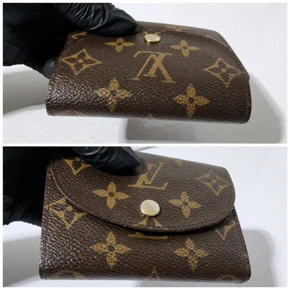 LOUIS VUITTON Monogram Helene Wallet Brown